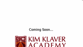 What Kimklaveracademy.com website looked like in 2015 (9 years ago)