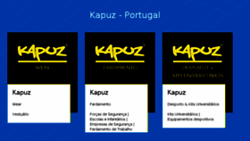 What Kapuzportugal.com website looked like in 2015 (8 years ago)