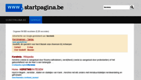 What Kerstmis.startpagina.be website looked like in 2015 (9 years ago)