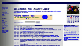 What Kloth.net website looked like in 2015 (8 years ago)