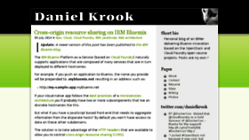 What Krook.net website looked like in 2015 (9 years ago)