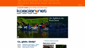 What Koscian.net website looked like in 2015 (10 years ago)