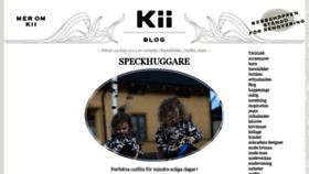 What Kii.se website looked like in 2015 (9 years ago)