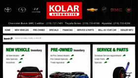 What Kolarnet.com website looked like in 2015 (8 years ago)