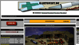 What Kartonist.de website looked like in 2015 (8 years ago)
