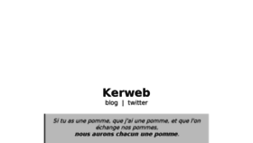 What Kerweb.fr website looked like in 2015 (8 years ago)