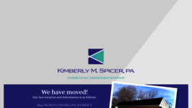 What Kimberlyspicer.com website looked like in 2015 (8 years ago)