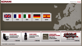 What Konami-europe.com website looked like in 2015 (8 years ago)