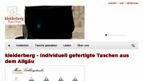 What Kleiderberg.de website looked like in 2015 (8 years ago)