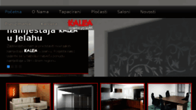 What Kalea.ba website looked like in 2015 (8 years ago)