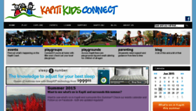 What Kapitikidsconnect.co.nz website looked like in 2015 (8 years ago)