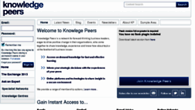 What Knowledgepeers.com website looked like in 2015 (8 years ago)
