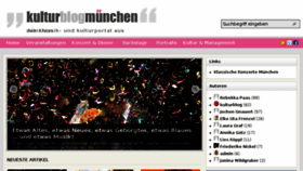 What Klassik-muenchen.de website looked like in 2015 (8 years ago)