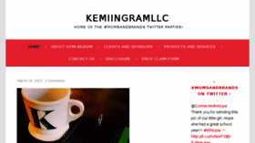What Kemiingramllc.com website looked like in 2015 (8 years ago)