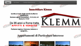What Klemm.it website looked like in 2015 (8 years ago)