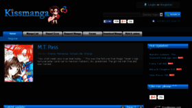 What Kissmanga.com website looked like in 2015 (10 years ago)