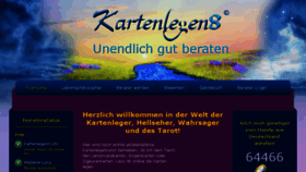 What Kartenlegen8.de website looked like in 2015 (8 years ago)