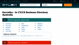 What Karratha.cylex.com.au website looked like in 2015 (8 years ago)