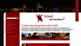 What Koeln-locations.com website looked like in 2015 (8 years ago)