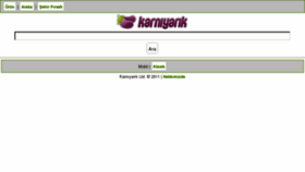 What Karniyarik.com website looked like in 2011 (13 years ago)