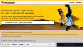 What Kunden-kabeldeutschland.de website looked like in 2015 (8 years ago)