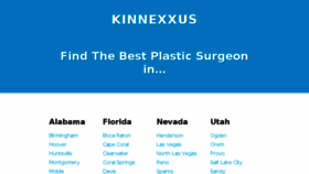 What Kinnexxus.com website looked like in 2015 (8 years ago)