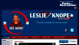 What Knope2012.com website looked like in 2015 (8 years ago)