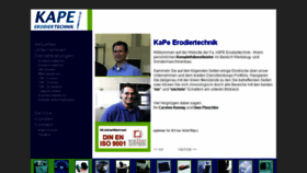 What Kape-erodiertechnik.de website looked like in 2015 (8 years ago)