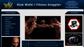 What Klub-grappler.pl website looked like in 2015 (8 years ago)