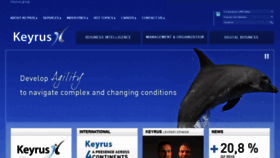 What Keyrus.be website looked like in 2015 (8 years ago)