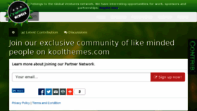 What Koolthemes.com website looked like in 2015 (8 years ago)