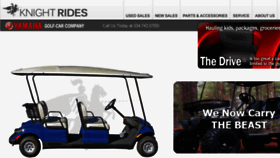 What Knightrides.com website looked like in 2015 (8 years ago)