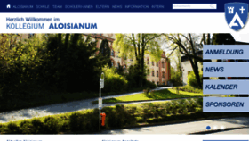 What Kollegiumaloisianum.at website looked like in 2015 (8 years ago)