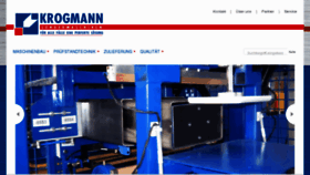 What Krogmannmaschinen.de website looked like in 2015 (8 years ago)