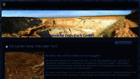 What Kieswerke-domesch.de website looked like in 2015 (8 years ago)