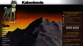 What Kaksoissola.net website looked like in 2015 (8 years ago)