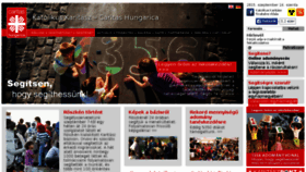 What Karitasz.hu website looked like in 2015 (8 years ago)