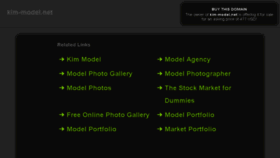 What Kim-model.net website looked like in 2015 (8 years ago)