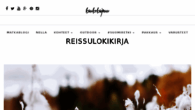 What Kaukokaipuumatkablogi.net website looked like in 2015 (8 years ago)