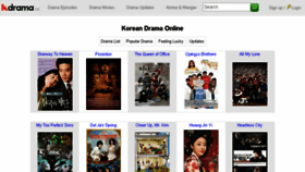 What Kdrama.co website looked like in 2015 (8 years ago)