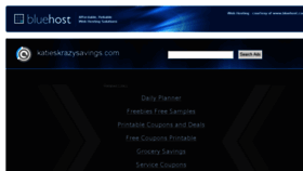What Katieskrazysavings.com website looked like in 2015 (8 years ago)