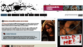 What Kane3.es website looked like in 2015 (8 years ago)