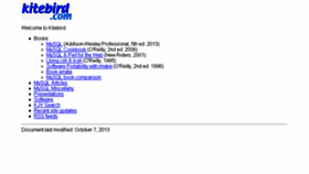 What Kitebird.com website looked like in 2015 (8 years ago)