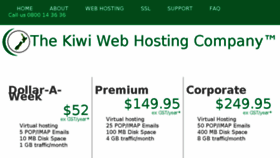 What Kiwiwebhost.co.nz website looked like in 2015 (8 years ago)