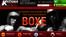 What Katana-sport.com website looked like in 2015 (8 years ago)