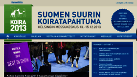 What Koira2013.fi website looked like in 2015 (8 years ago)