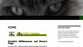 What Katzentalk.de website looked like in 2015 (8 years ago)