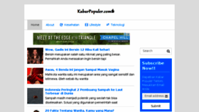 What Kabarpopuler.com website looked like in 2015 (8 years ago)