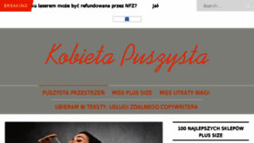 What Kobietapuszysta.pl website looked like in 2015 (8 years ago)