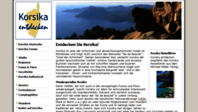 What Korsika-entdecken.de website looked like in 2015 (8 years ago)